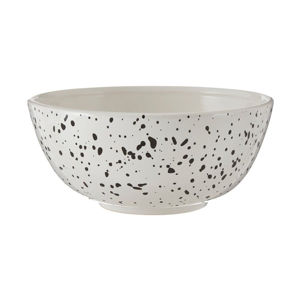 Krémszínű kerámia szervírozó tál ø 25 cm Speckled – Premier Housewares