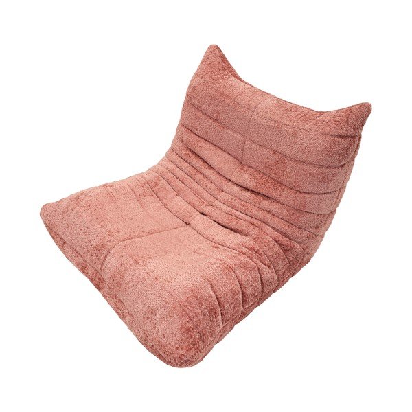 Rózsaszín buklé babzsákfotel Mask – Mauro Ferretti-image-3