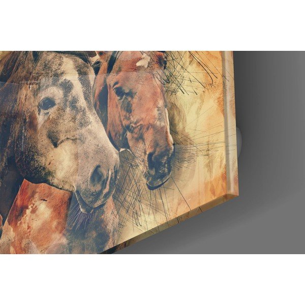 Horses üvegezett kép - Insigne-image-2