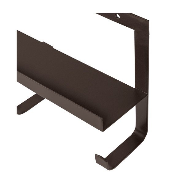 Sötétbarna fali fogas polccal 50 cm Quinn – WOOOD-image-2