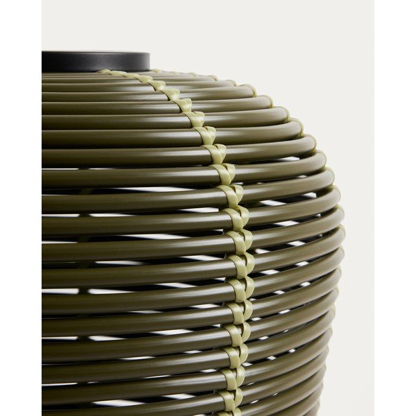 Napelemes-USB LED asztali-hordozható kültéri lámpa ø 35 cm Garoina – Kave Home-image-4