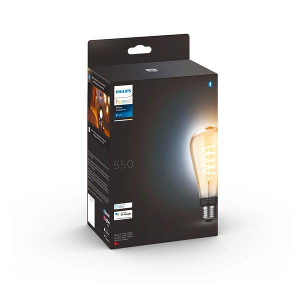 Szálas okos izzó E27, 7 W White ambiance – Philips Hue-image-3