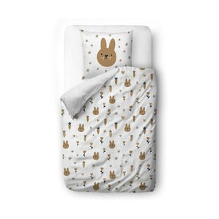 Egyszemélyes pamut-szatén gyerek ágyneműhuzat 140x200 cm Sweet Bunnies – Butter Kings