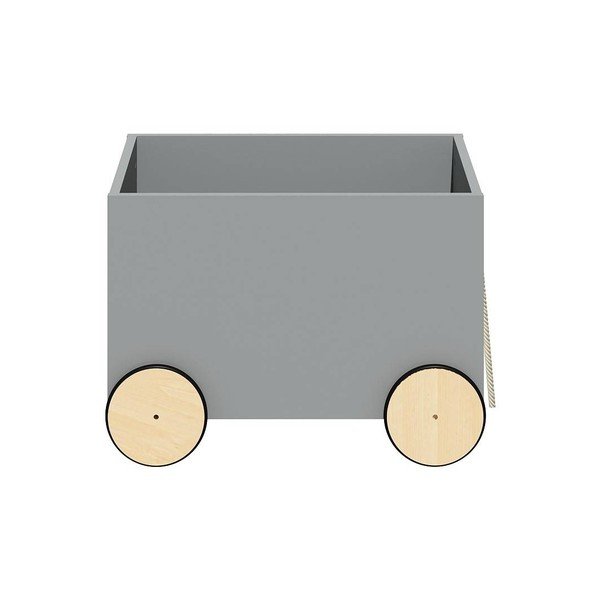 Lotta szürke gurulós játéktároló - BELLAMY-image-1