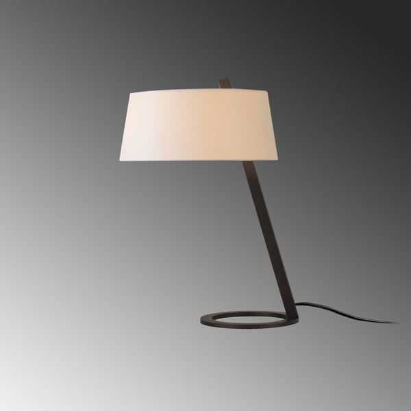 Fehér-fekete asztali lámpa (magasság 55 cm) Salihini – Opviq lights-image-3