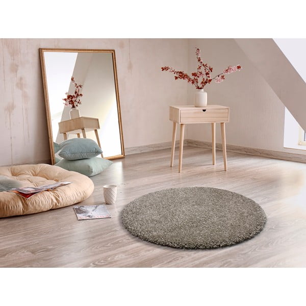 Aqua Liso szürke szőnyeg, ø 100 cm - Universal-image-1