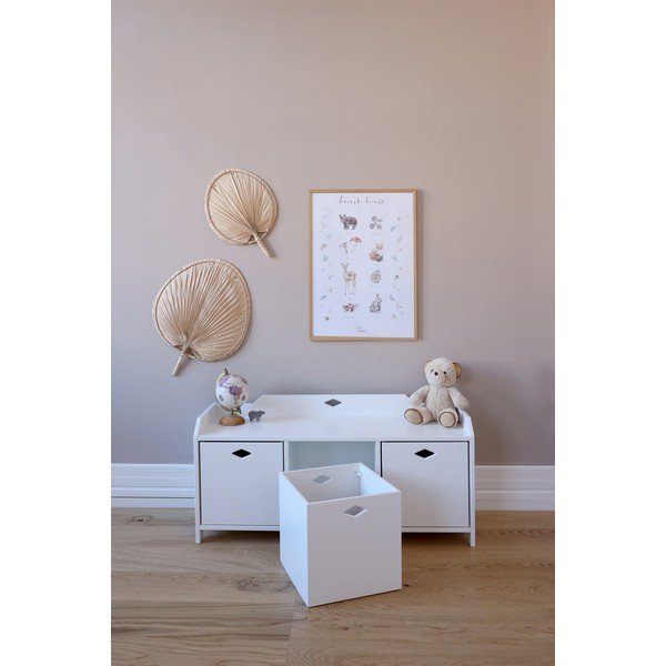 Fehér gyerek komód 99,5x32x48 cm Luca – Cam Cam Copenhagen-image-3