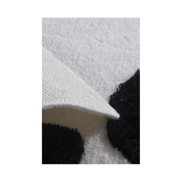 Crasso Panda fekete-fehér fürdőszobai kilépő, 100 x 60 cm-image-2