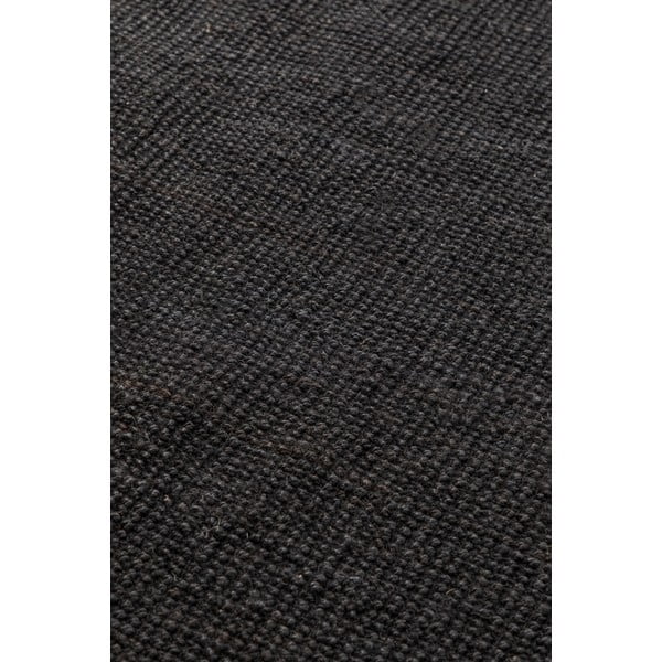 Fekete juta futószőnyeg 80x200 cm Bouclé – Hanse Home-image-2
