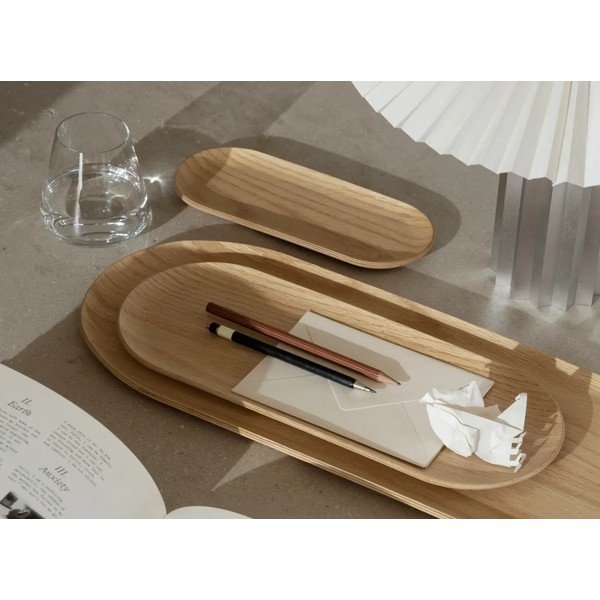 Fa dekoratív tálca Baki – Blomus-image-1