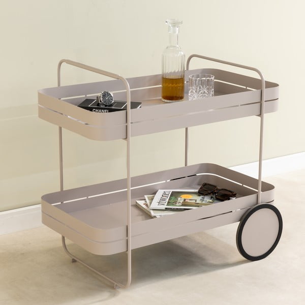Fém gurulós zsúrkocsi 74x42 cm Gin & Trolley – Spinder Design-image-1