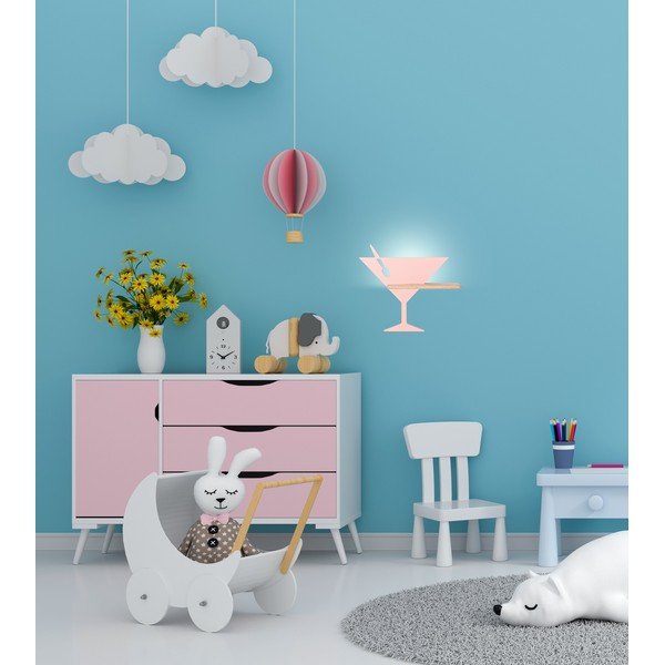 Rózsaszín LED fali lámpa Piccolo – Candellux Lighting-image-1