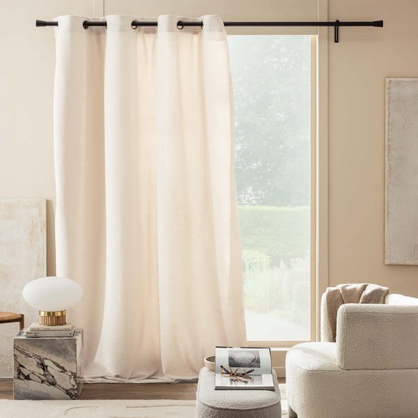 Krémszínű buklé függöny 140x260 cm Winona – douceur d'intérieur-image-3