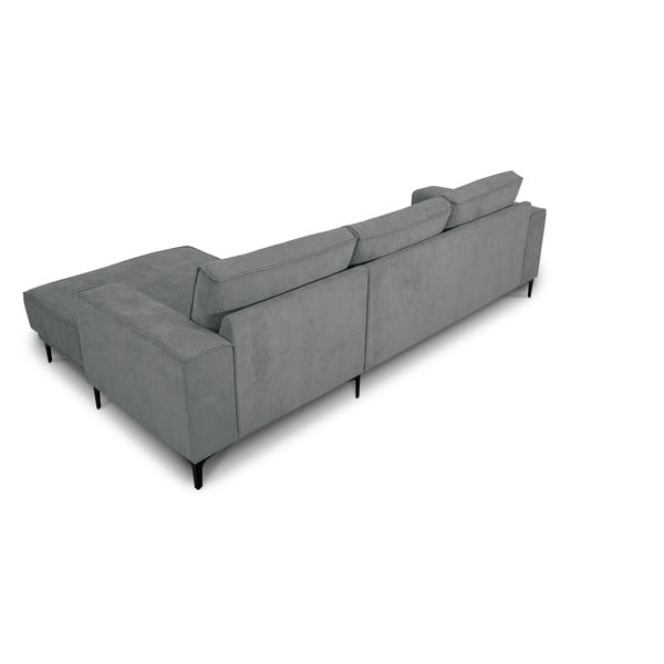 Sötétszürke sarokkanapé (jobb oldali) Copenhagen – Scandic-image-4