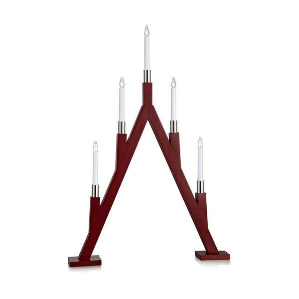 Piros karácsonyi fénydekoráció Bjurfors – Markslöjd