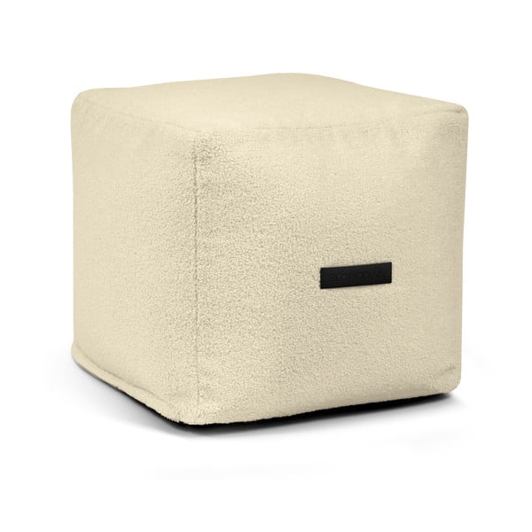 Krémszínű buklé babzsákfotel Up! MooG – SLOWDOWN