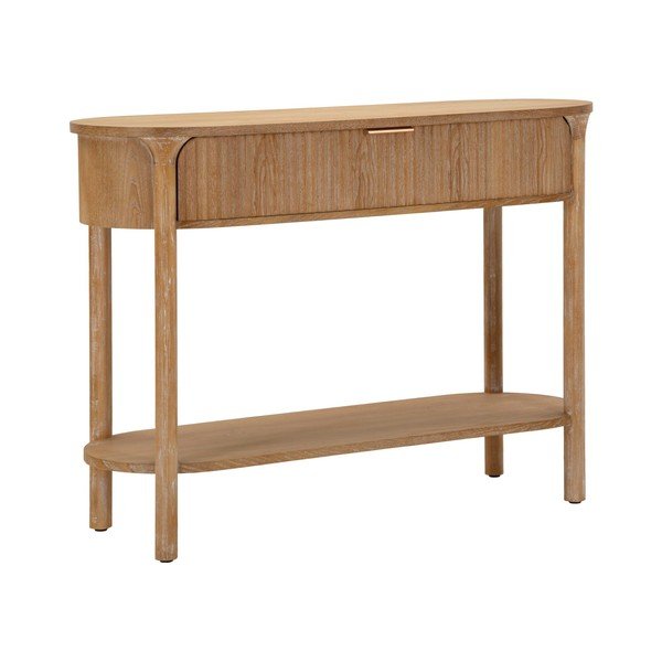 Natúr színű jegenyefenyő konzolasztal 40x110 cm Gothenburg – Mauro Ferretti