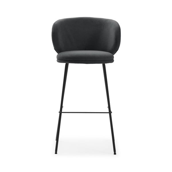 Sötétszürke bárszék szett 2 db-os (ülésmagasság 65 cm) Rush – Marckeric-image-2