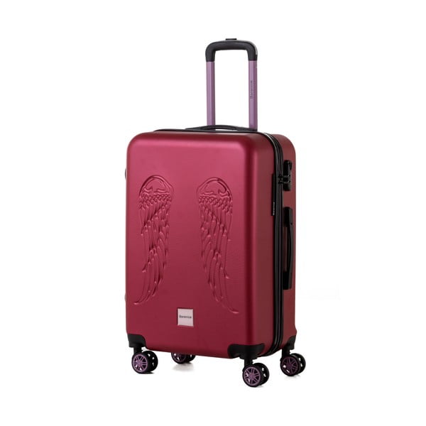 Wingy piros bőrönd, 71 l - Berenice