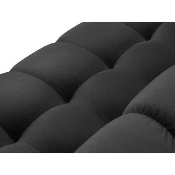 Bali sötétszürke bársony kanapé - Cosmopolitan Design-image-4