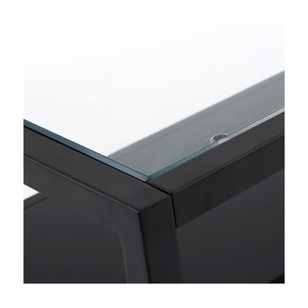 Green Hill fekete dohányzóasztal, 80 x 80 cm - Kave Home-image-3