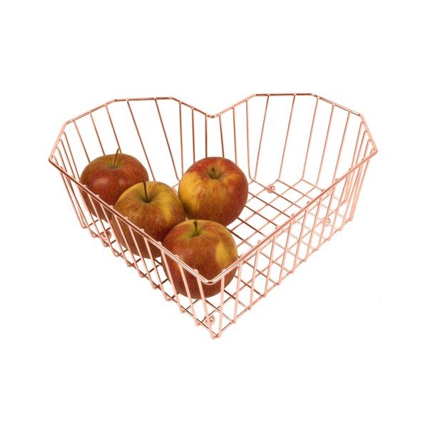 Heart Copper rézszínű gyümölcstál - PT LIVING-image-3