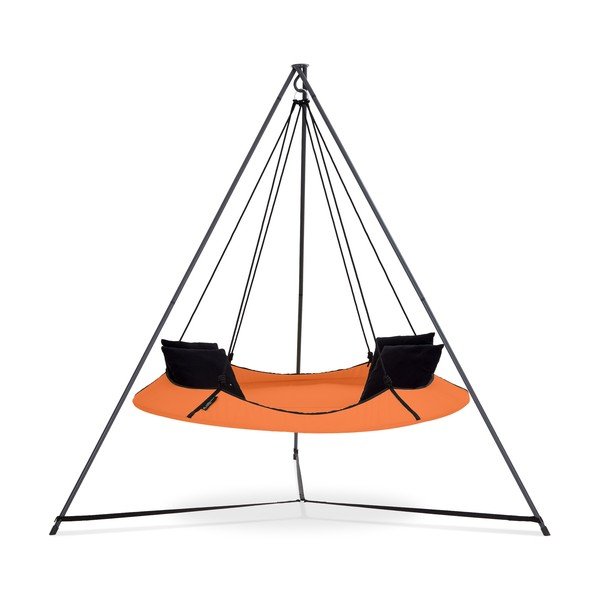 Narancssárga kerti hinta állvánnyal - Hangout Pod-image-1