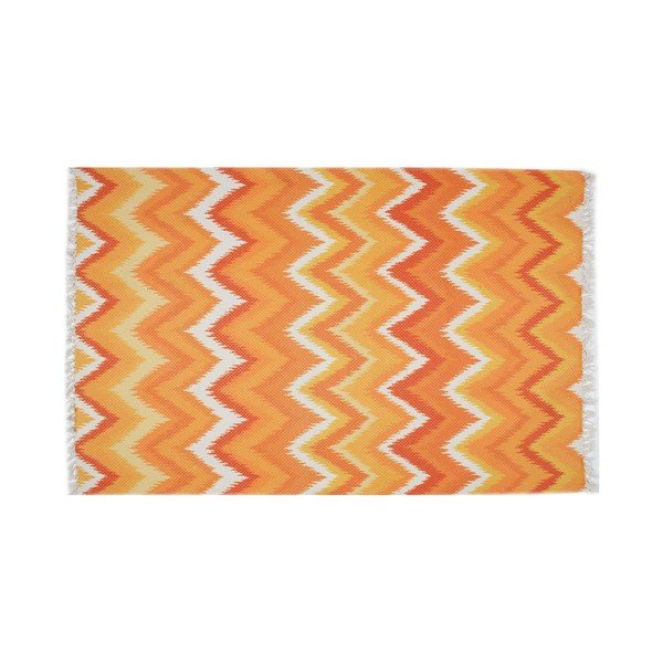 Eco Rugs Tribe narancssárga szőnyeg, 80 x 150 cm-image-2