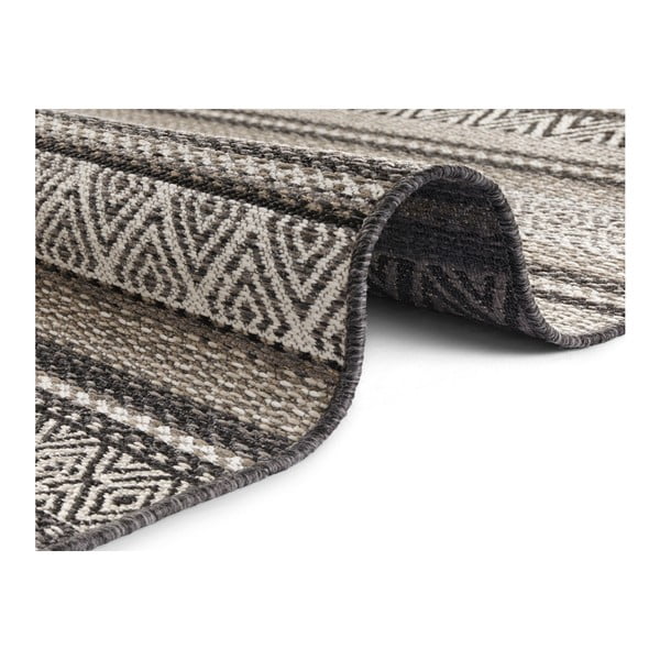 Bloom Rodez fekete-barna kültéri/beltéri szőnyeg, 80 x 150 cm - Elle Decoration-image-2