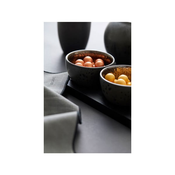 Cabaret 3 db-os agyagkerámia szervírozó tálka szett tálcával - Bitz-image-1