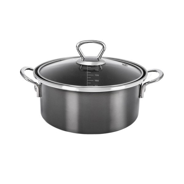 Zománcozott lábas fedővel 2,5 l Metalic – Orion
