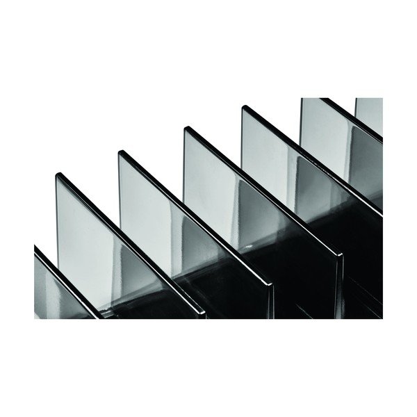 Matt fekete újrahasznosított műanyag fürdőszobai rendszerező kozmetikumokhoz Palette Station – iDesign-image-3