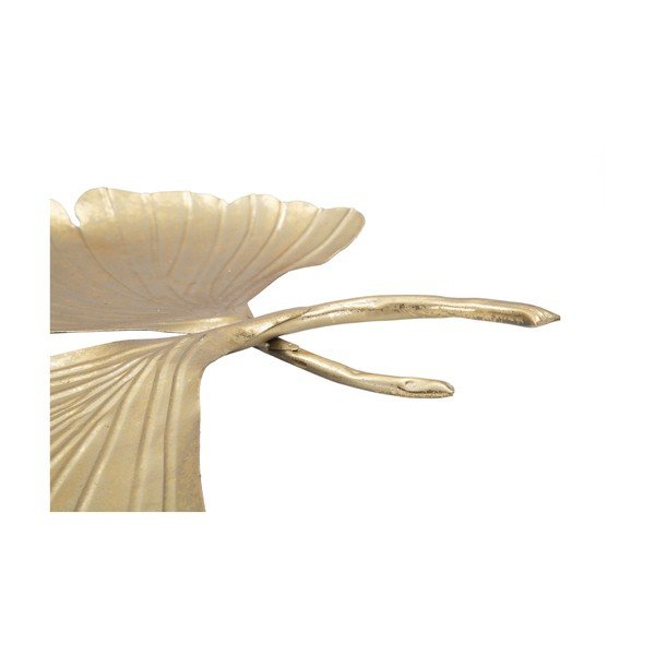 Doble Leaf aranyszínű dekoráció, 40 x 32 cm - Mauro Ferretti-image-3