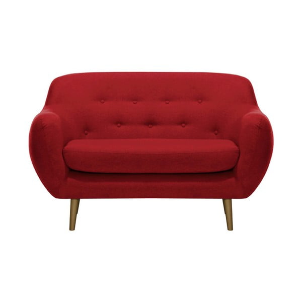 Gaia piros kanapé, 142 cm - Vivonita
