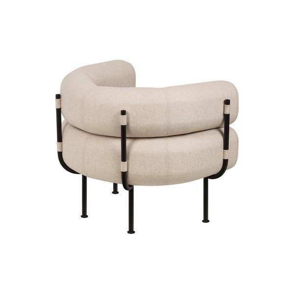 Bézs gyapjú fotel Ubi – noo.ma-image-2