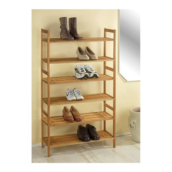 Natúr színű diófa cipőtartó Norway – Wenko-image-2