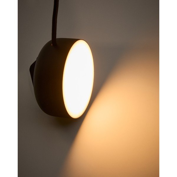 Fekete fém LED spotlámpa ø 8,5 cm Orey – Kave Home-image-1