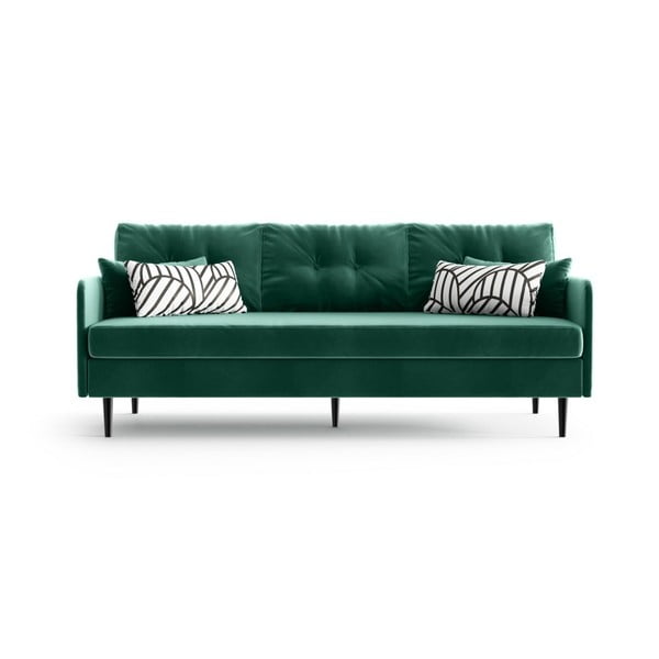 Memphis Emerald Green zöld háromszemélyes kanapé - Daniel Hechter Home