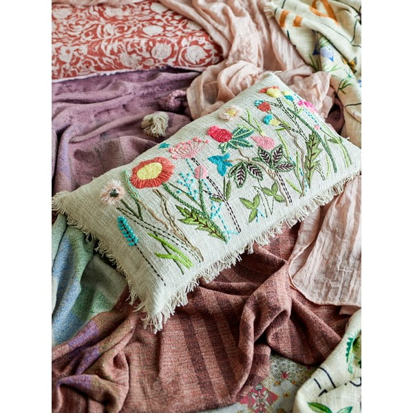 Pamut díszpárna 60x35 cm Tetti – Bloomingville-image-3