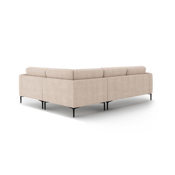 Világosbarna sarokkanapé (jobb oldali-L alakú) Bemy – Micadoni -image-2