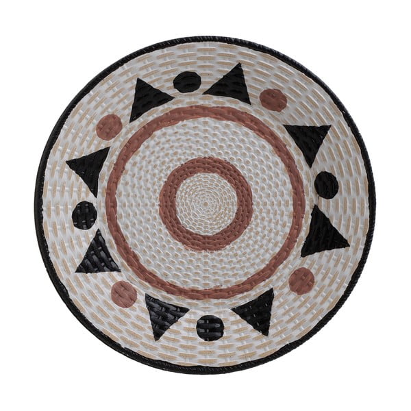Kerek fali dekoráció nyírfából, ⌀ 35 cm - InArt