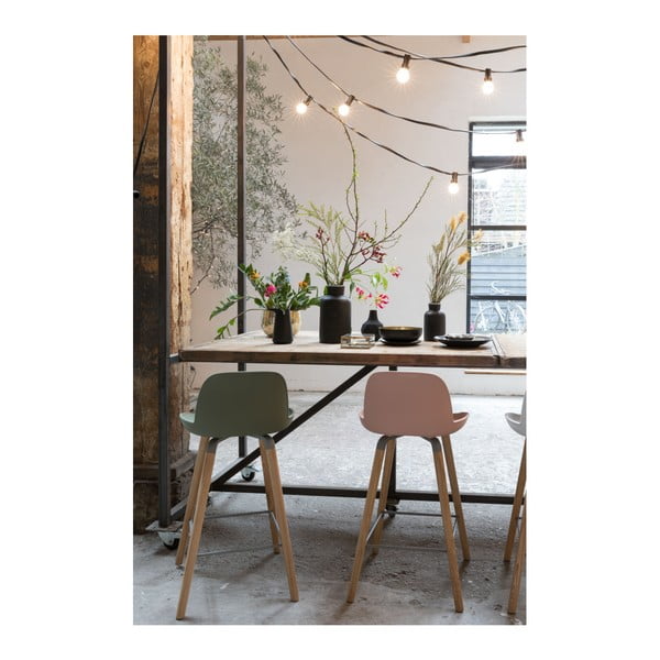 Alber Kuip 2 db bézsesszürke bárszék, ülésmagasság 65 cm - Zuiver-image-1