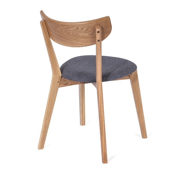 Tölgyfa étkezőszék szürke ülőrésszel Arch - Bonami Selection-image-2