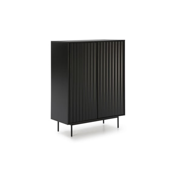 Sierra fekete magas komód 97x130 cm - Teulat-image-3