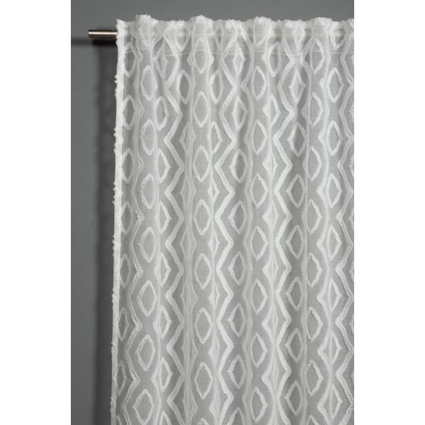 Fehér fényáteresztő függöny 140x245 cm Diamant Scherli – Sehlbach