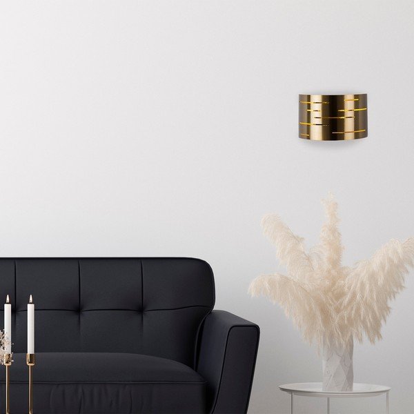 Aranyszínű fali lámpa – Opviq lights-image-3