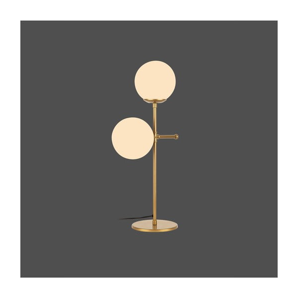 Kruva aranyszínű asztali lámpa, magasság 55 cm - Squid Lighting-image-3