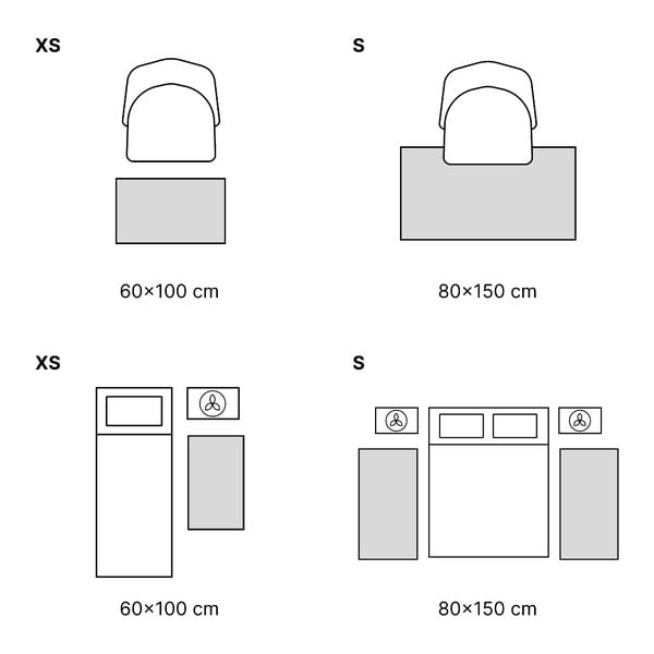 Art bézs pamut szőnyeg, 60 x 90 cm - Vitaus-image-4