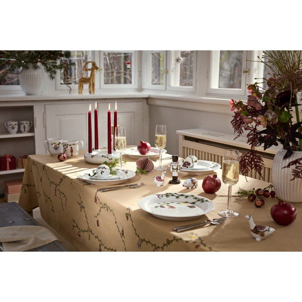 Porcelán adventi gyertyatartó karácsonyi mintával Hammershøi Christmas – Kähler Design-image-1