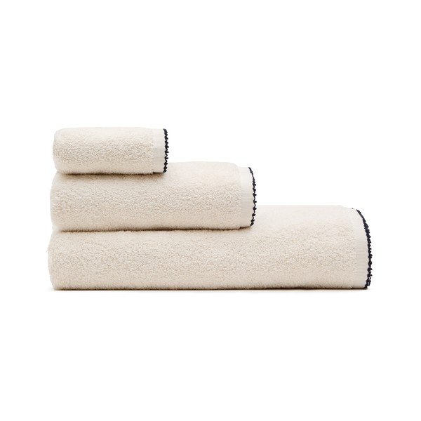 Bézs frottír pamut törölköző 30x50 cm Sinami – Kave Home-image-2